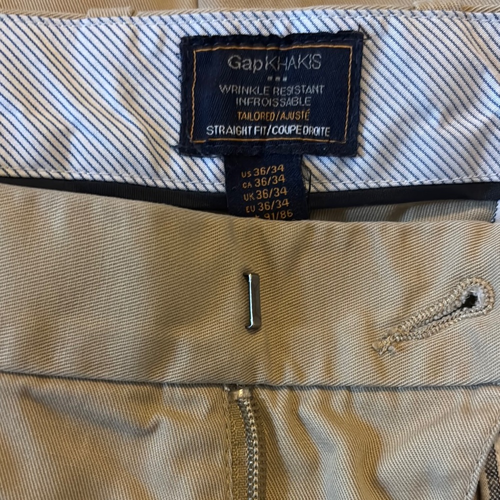 GAP Tan Chinos Classic Cotton Blend
